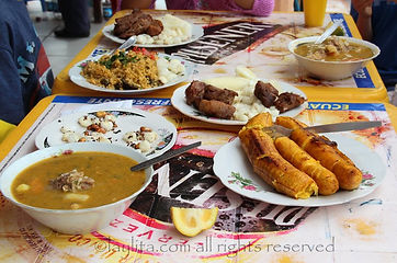 Sancocho-lojano-and-fried-ripe-plantains