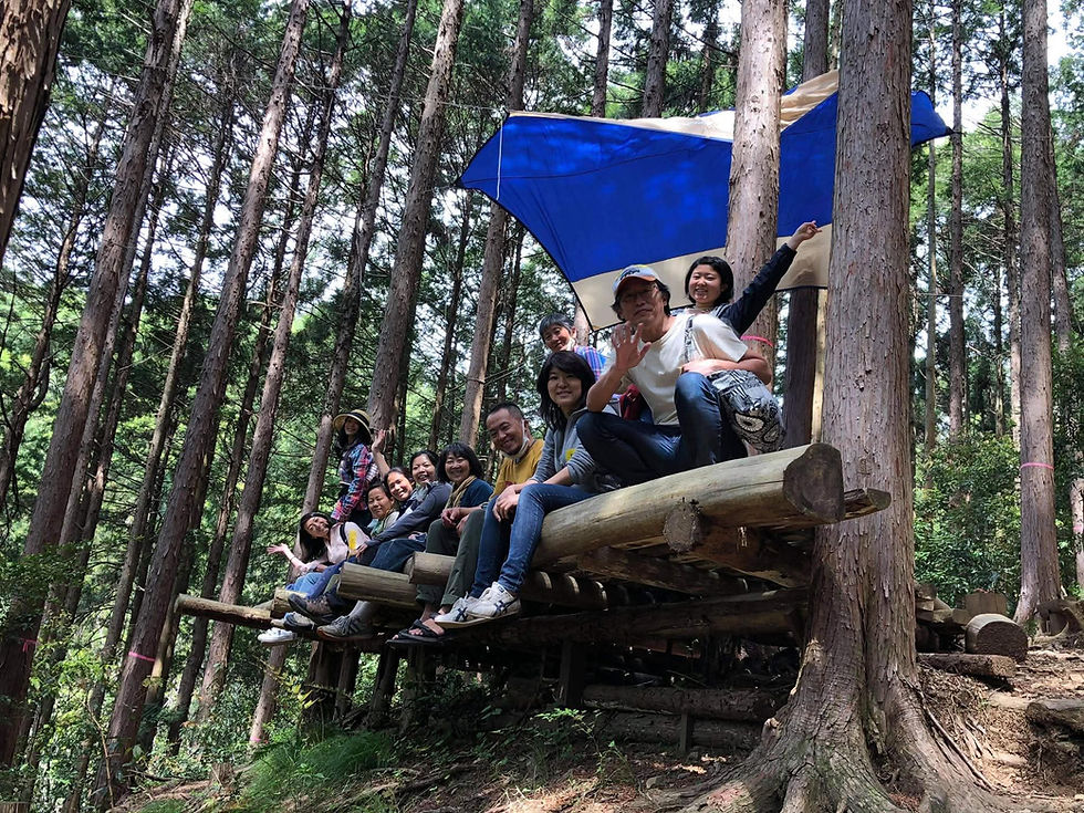 高尾山にて