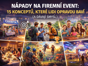 Nápady na firemní event: 15 konceptů, které lidi opravdu baví (a dávají smysl).