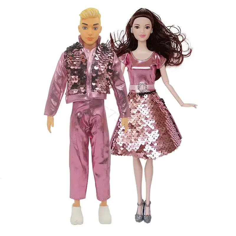 Thumbnail: Choix entre 20 couples de poupées style Barbie avec vêtement