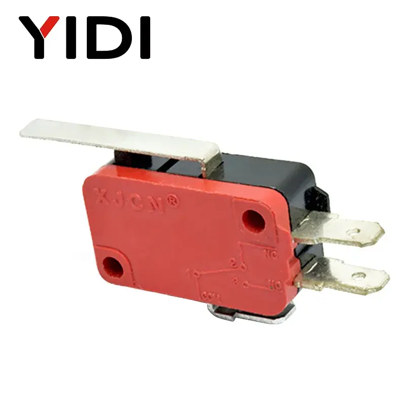 Miniature : Choix de 12 micro interrupteur avec levier et rouleau 1N01NC 250VAC 16A SPD 3pin
