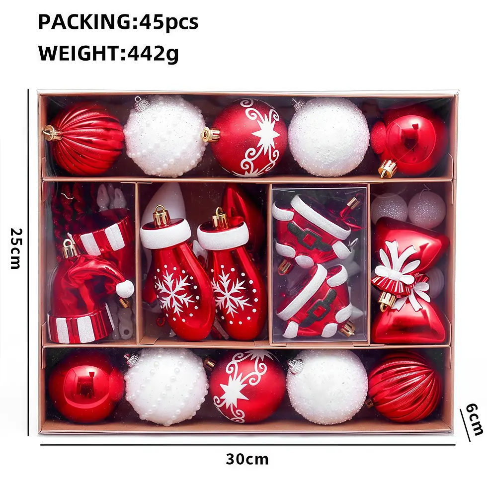Miniature : Choix de 33 ensembles de décoration pour sapin de noël varié et originale