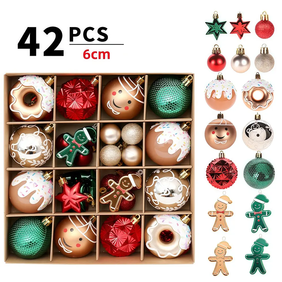 Miniature : Choix de 33 ensembles de décoration pour sapin de noël varié et originale