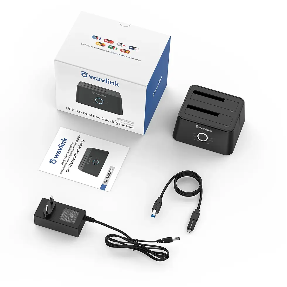 Miniature : Convertisseur et cloneur autonome de disque SATA 2,5" et 3,5" à USB3