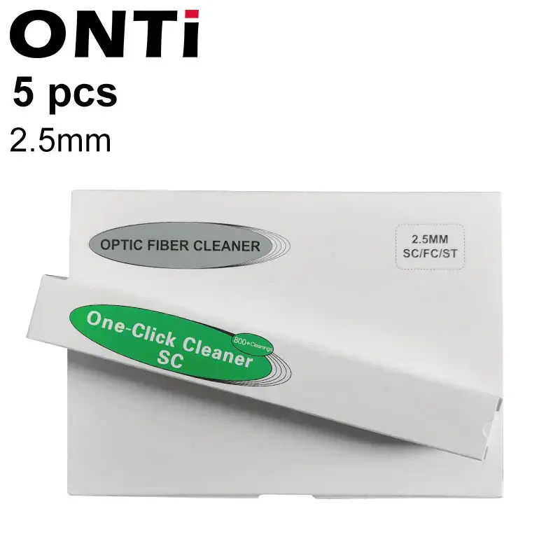 Miniature : Crayon nettoyeur One-Click pour fibre optique 2.5mm SC FC ST et 1.25mm LC MU