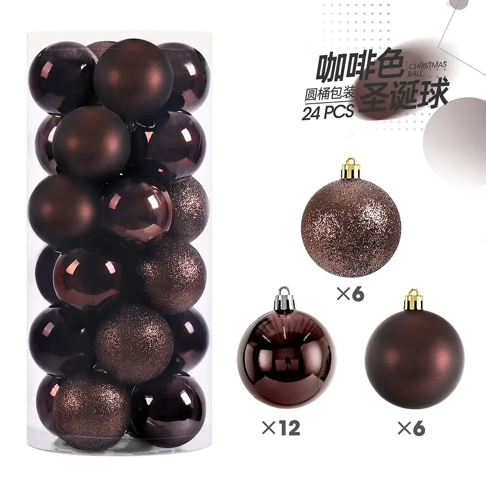 Miniature : Choix de lots de boules de noël de couleurs variées