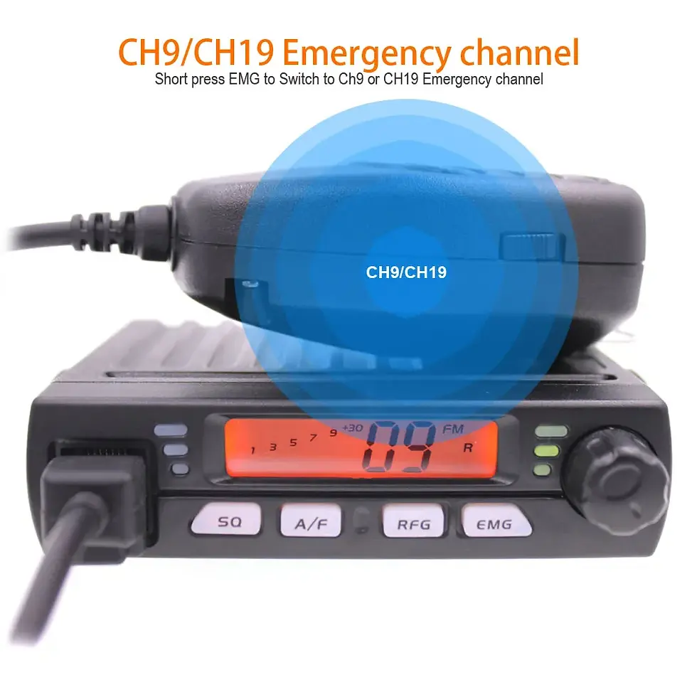 Miniature : Mini radio CB-40M ayant une portée de 5km