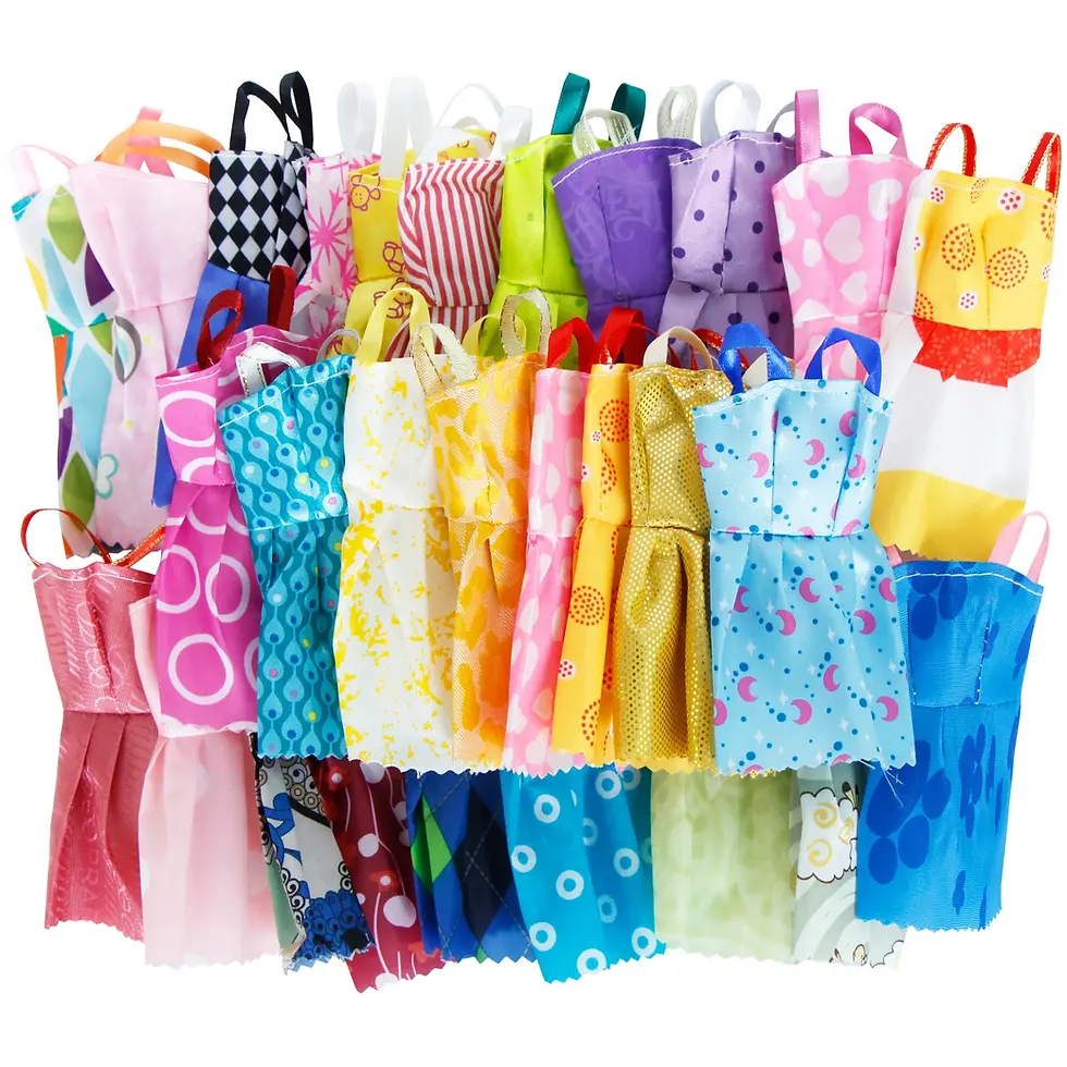 Miniature : Lot de 35 accessoires de poupée style Barbie