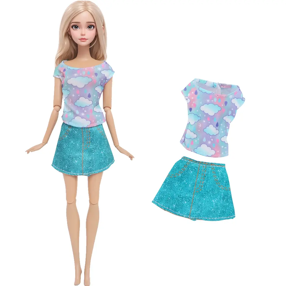 Miniature : Choix de 25 ens. de vêtement pour poupée style Barbie de qualité fait à la main