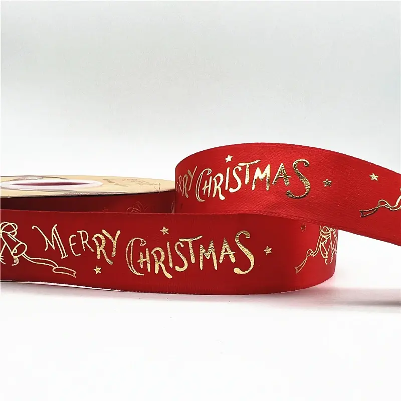 Miniature : Choix de 38 rouleaux de bande d'emballage de cadeau de noël de 25mm x 5yards