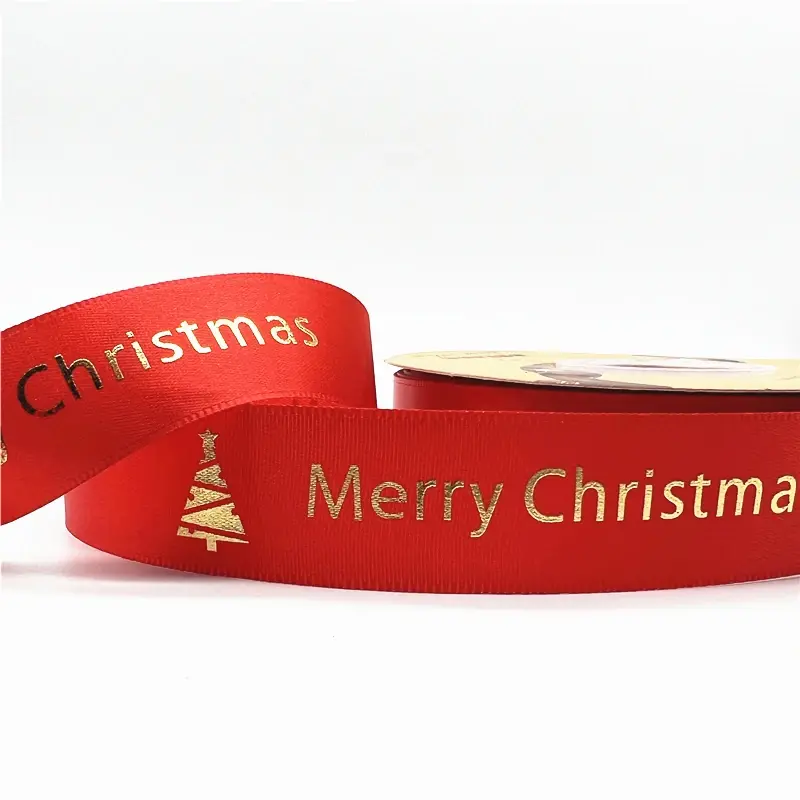 Miniature : Choix de 38 rouleaux de bande d'emballage de cadeau de noël de 25mm x 5yards