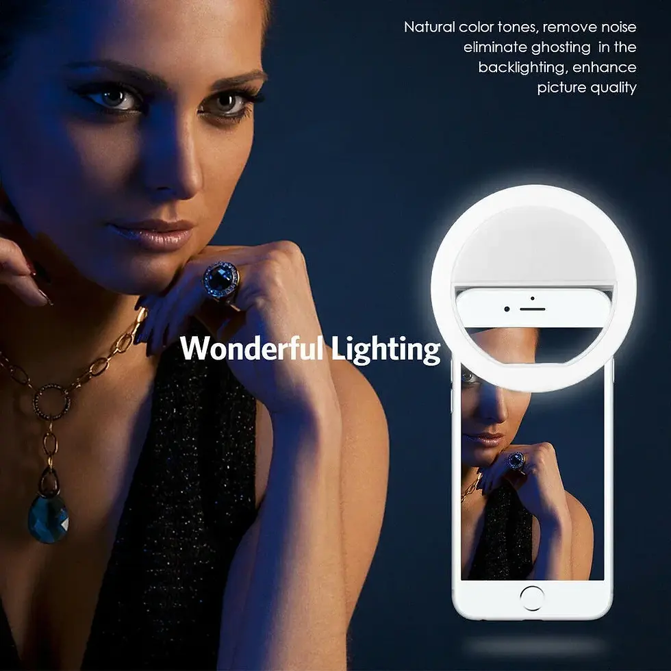 Miniature : Lumière a selfie pour celluaire / tablette, charge USB
