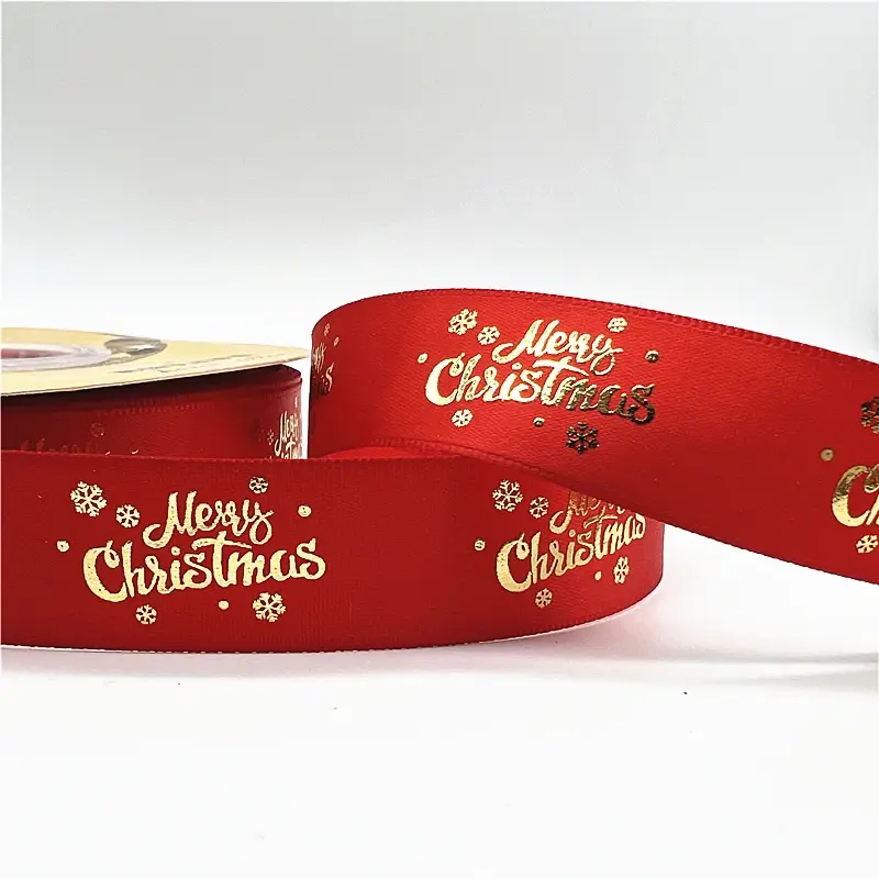 Miniature : Choix de 38 rouleaux de bande d'emballage de cadeau de noël de 25mm x 5yards