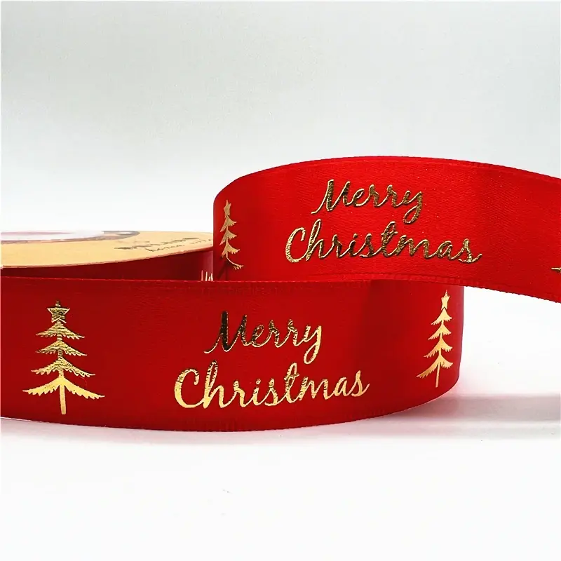 Miniature : Choix de 38 rouleaux de bande d'emballage de cadeau de noël de 25mm x 5yards