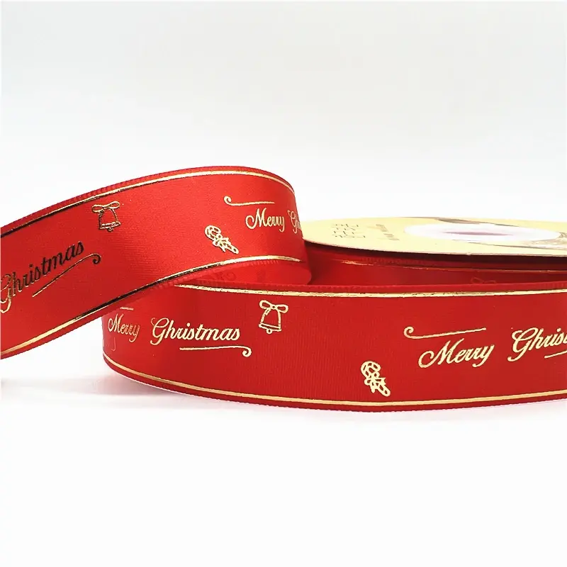 Miniature : Choix de 38 rouleaux de bande d'emballage de cadeau de noël de 25mm x 5yards