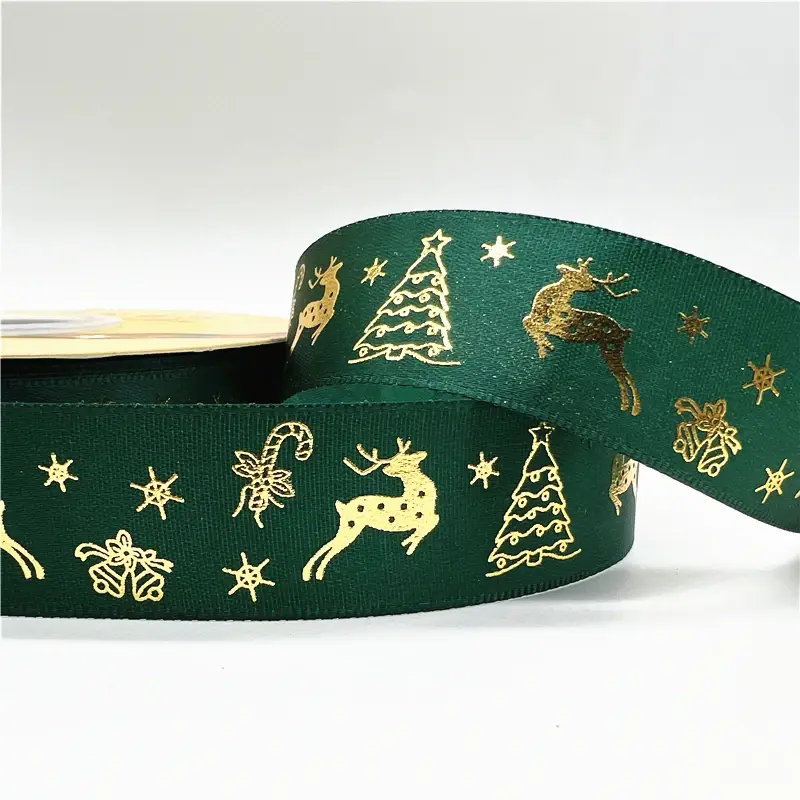 Miniature : Choix de 38 rouleaux de bande d'emballage de cadeau de noël de 25mm x 5yards