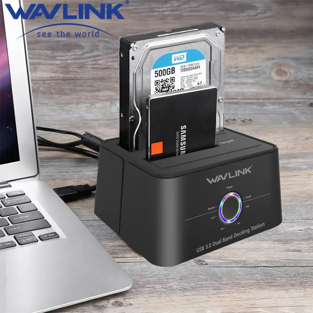 Convertisseur et cloneur autonome de disque SATA 2,5" et 3,5" à USB3