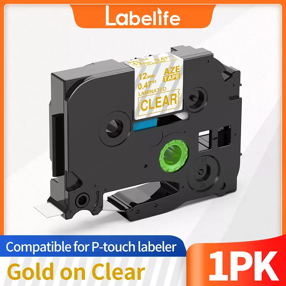 Miniature : Choix de 140 cassettes d'étiqueteuse compatible Brother Tze-221/231/241/251