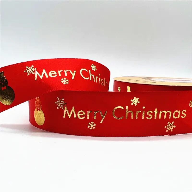 Miniature : Choix de 38 rouleaux de bande d'emballage de cadeau de noël de 25mm x 5yards