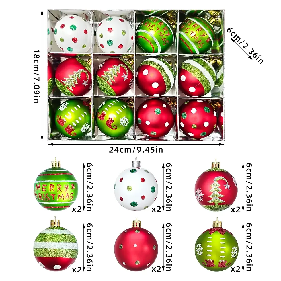 Miniature : Choix de 33 ensembles de décoration pour sapin de noël varié et originale