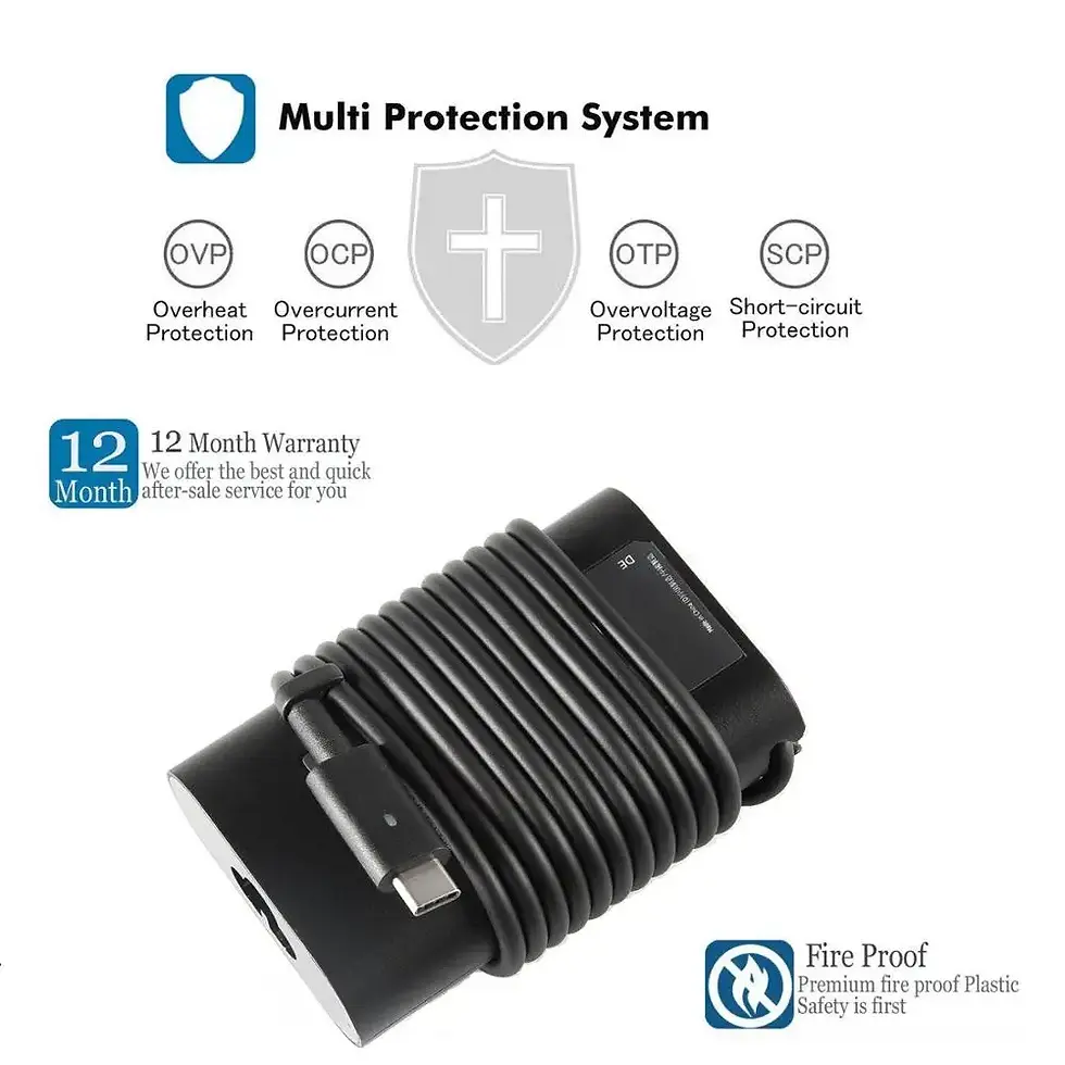 Miniature : PSU chargeur AC/DC USB-C 45W pour certain Dell