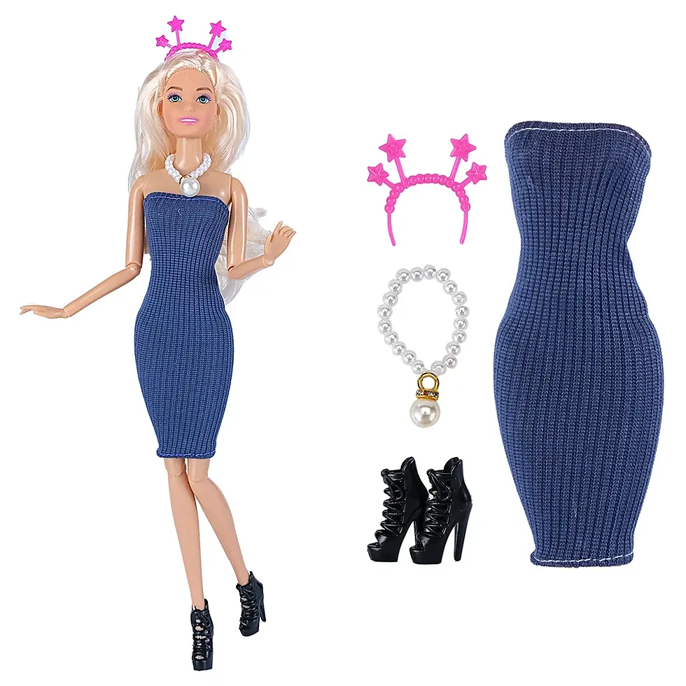Thumbnail: Choix de 25 habits ou accessoires pour poupé style Barbie
