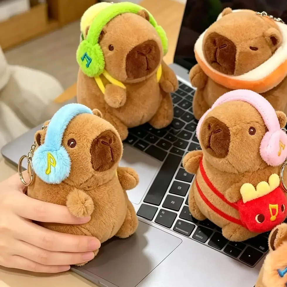 Choix de 6 Capybara porte clée