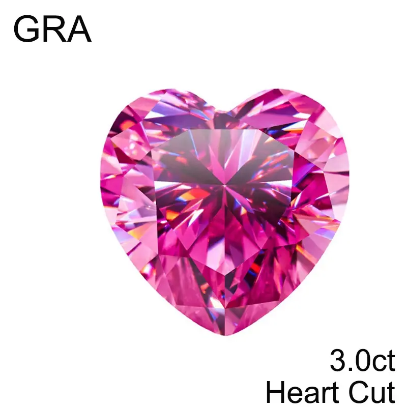 Miniature : Choix de moissanites rose de plusieurs forme de .5ct a 3ct