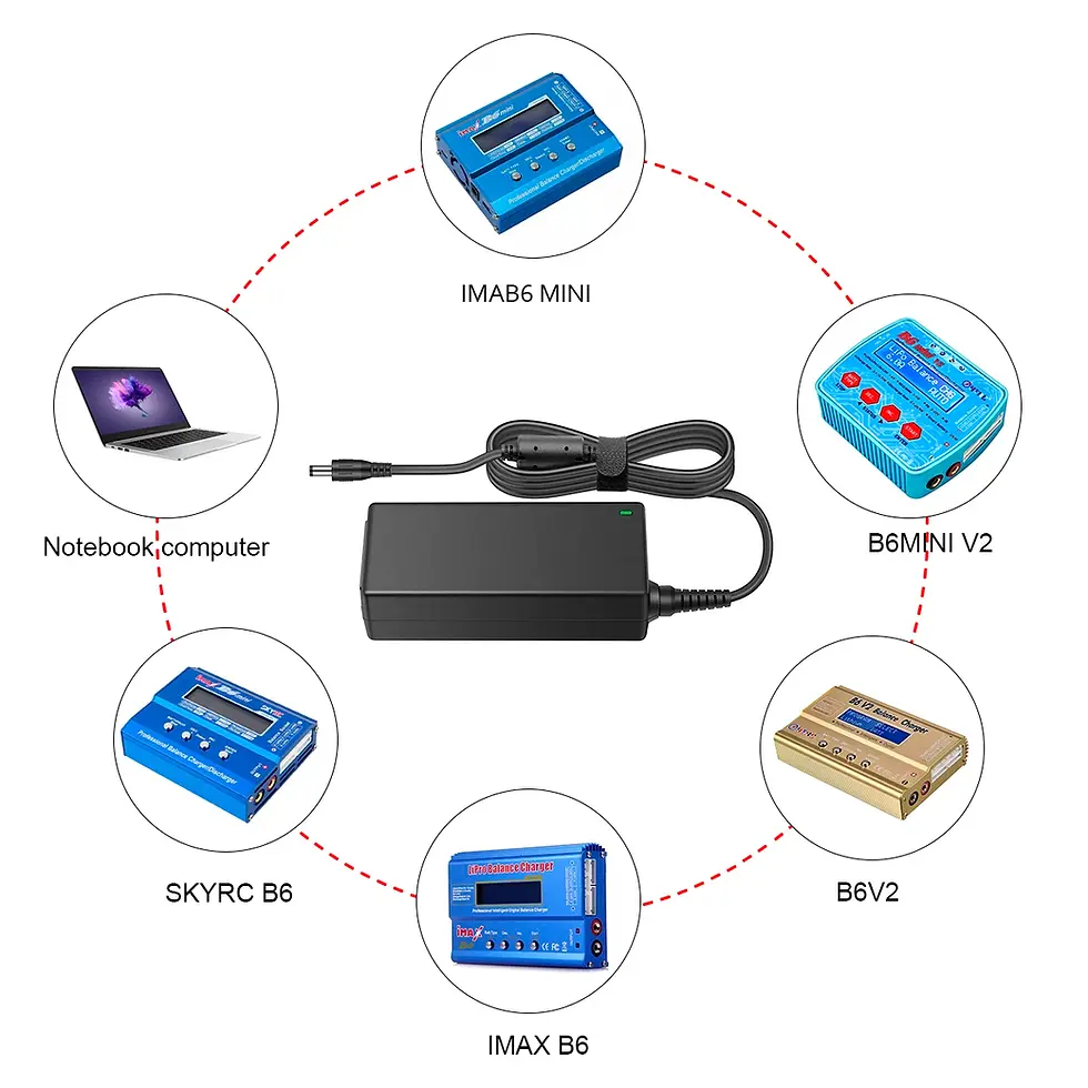 Miniature : PSU 100-240v AC a DC 15v 6a 80w