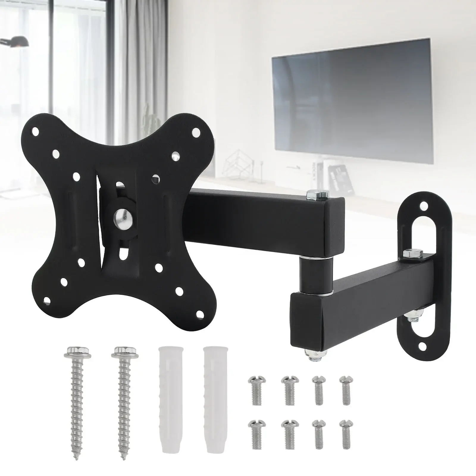 Support murale pour écrant de 14" a 24"