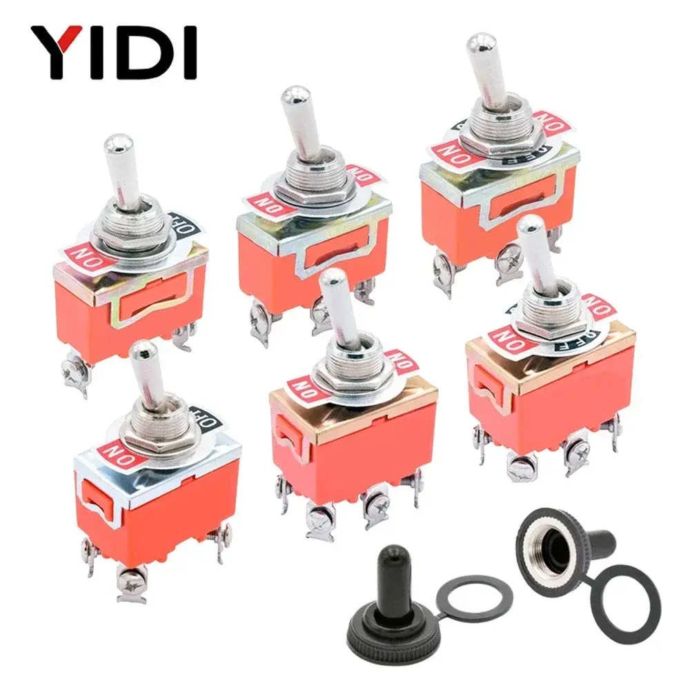 Choix de lots de 5 interrupteurs SPST DPDT 250V 15A 2 3 Positionn O-I O-O O-I-O