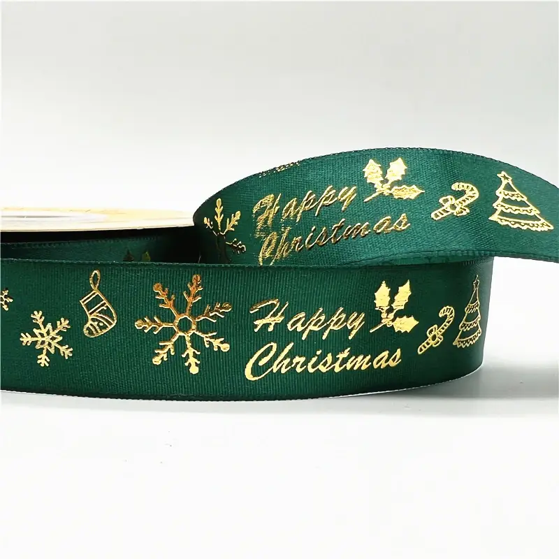 Miniature : Choix de 38 rouleaux de bande d'emballage de cadeau de noël de 25mm x 5yards