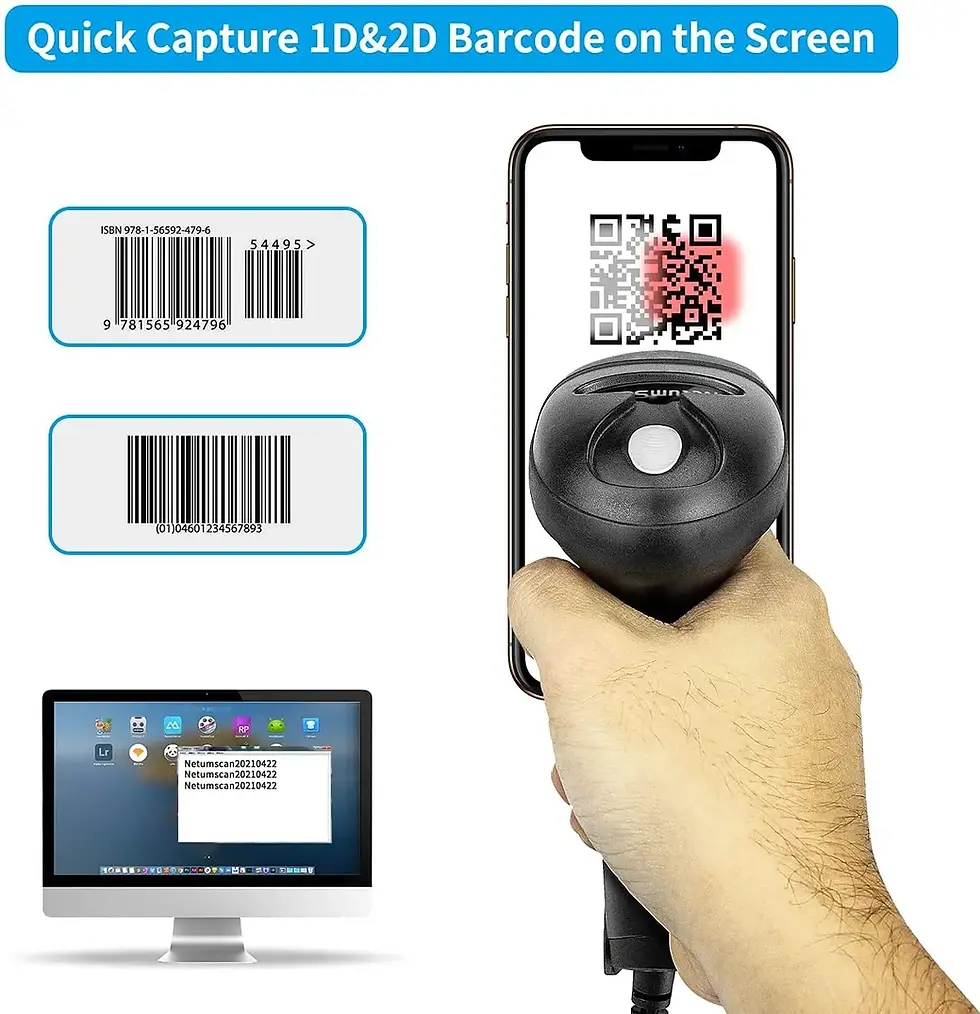 Miniature : Choix de scanner de code a fil ou sans-fil