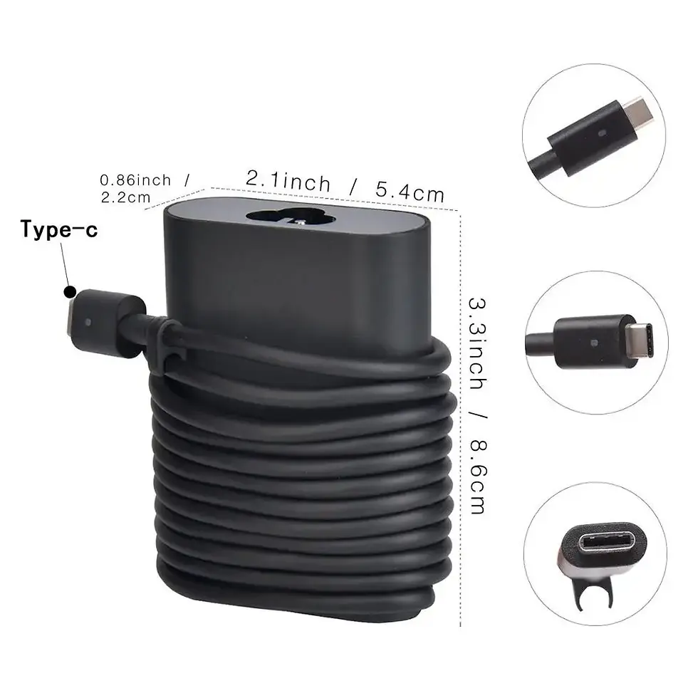 Miniature : PSU chargeur AC/DC USB-C 45W pour certain Dell