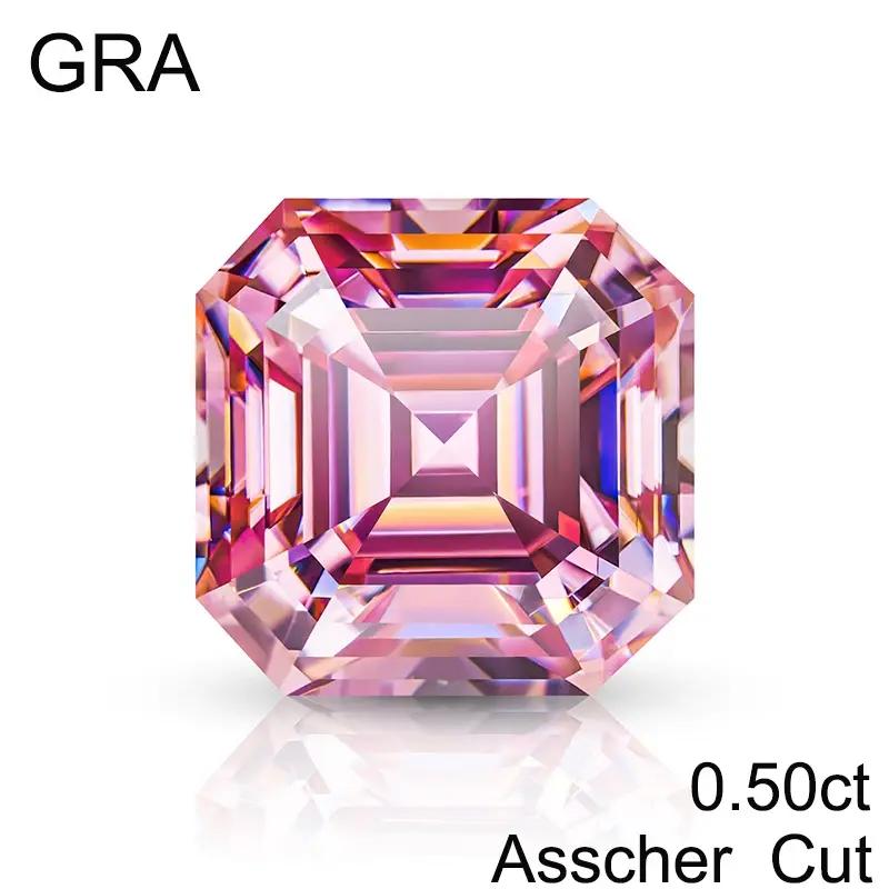 Miniature : Choix de moissanites rose de plusieurs forme de .5ct a 3ct