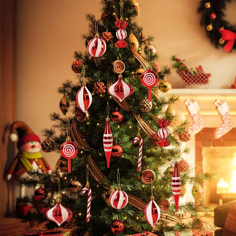 Miniature : Ensemble de 14 décorations pour sapin de nöel