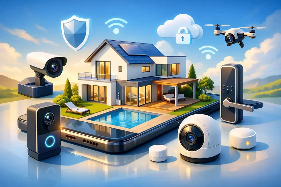 sécurité maison connectée