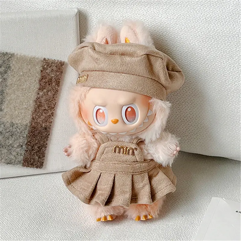 Miniature : Choix de vêtement, soulier et sacoche pour poupée Labubu de 15cm