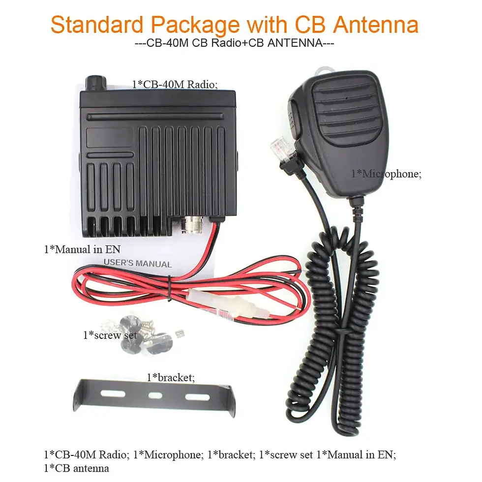 Miniature : Mini radio CB-40M ayant une portée de 5km