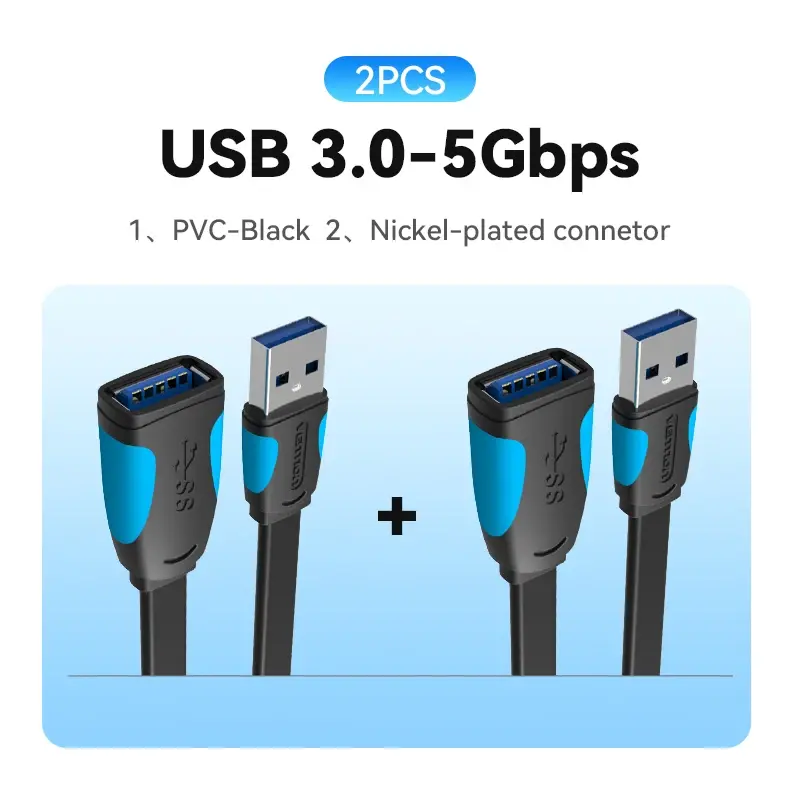 Miniature : Choix d'extension USB 2.0 / 3.0 de 0.5m a 5m