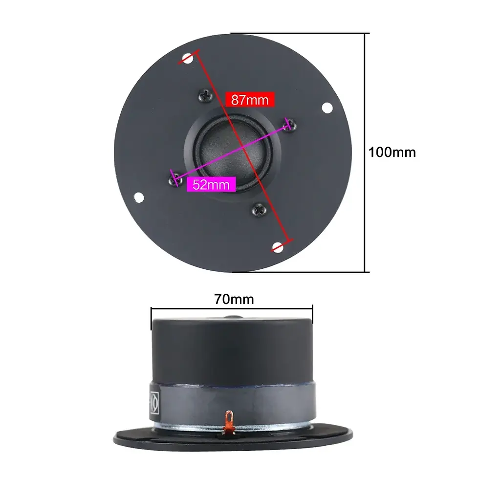 Miniature : Tweeter 4" 25w 4ohm de marque GHXAMP