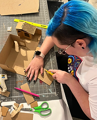 moca cardboard art workshop