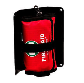 First Aid Kit Mounted On Corner