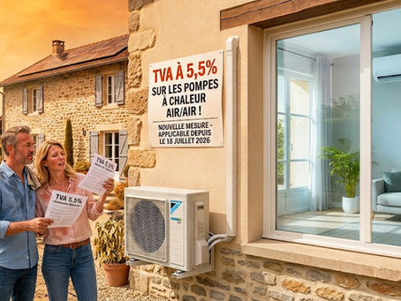PAC AIR/AIR : LA TVA PASSE À 5,5 %