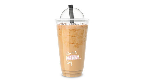 DAFNA'S BAKERY ICE COFFEE CUP BRANDING