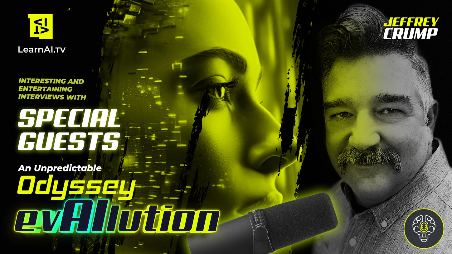 evAIlution: an unpredictable odyssey podcast focused on artificial intelligence, machine learning, data science, data ethics, related technology, and more.