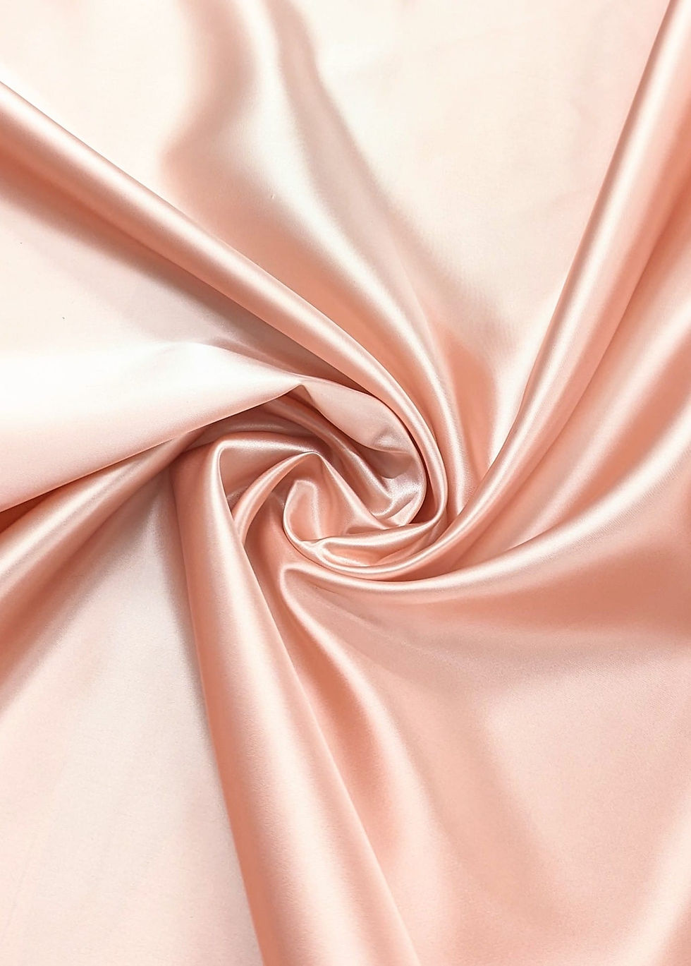 Thumbnail: 100% Polyester Acetate Satin Blush Scrunched Front View