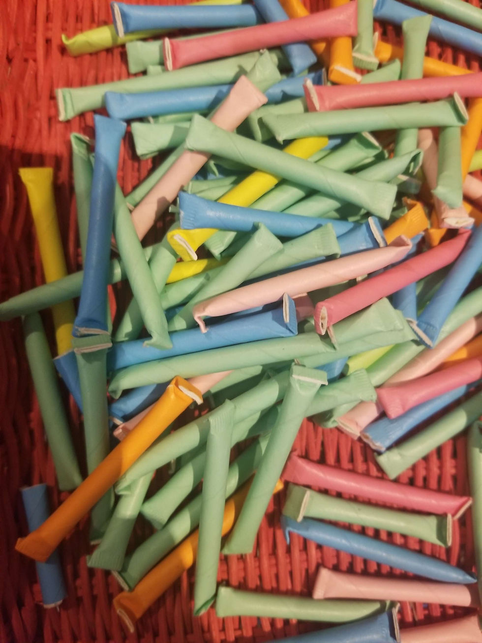 Miniature : Bonbons pailles