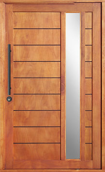 Manhattan Pre-Glazed with S10 Glass Pivot Door