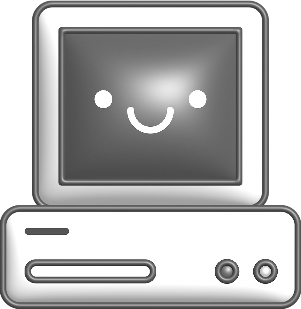 Smiling Computer Icon